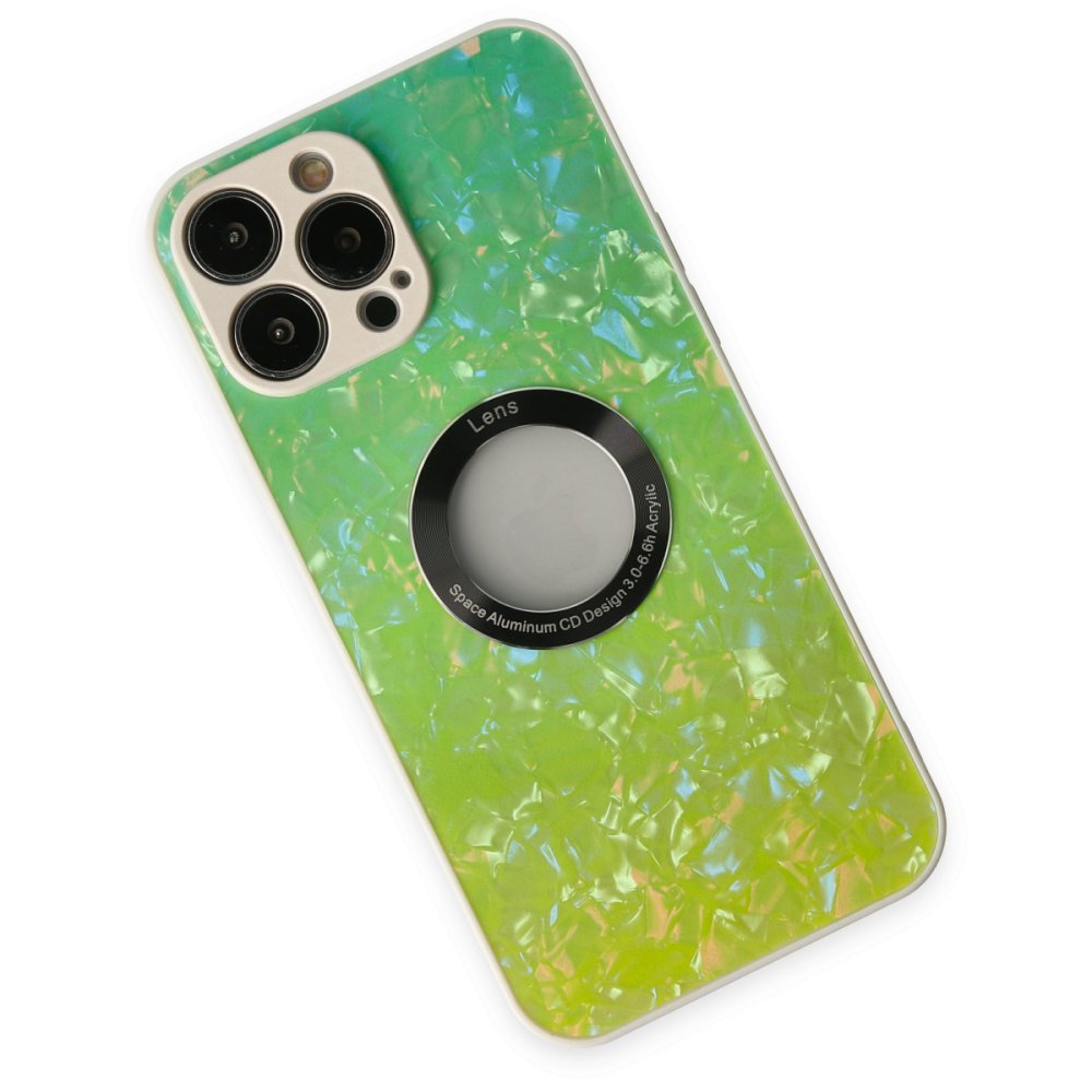 Newface iPhone 13 Pro Kılıf Estel Silikon - Estel Yeşil