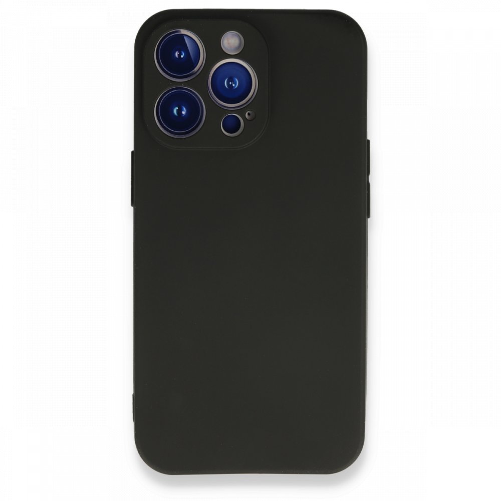 Newface iPhone 13 Pro Kılıf First Silikon - Siyah