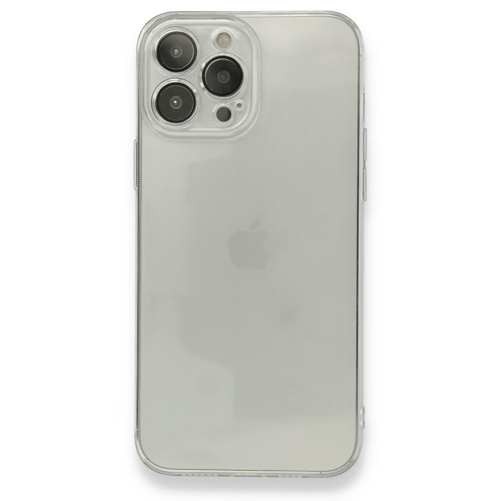 Newface iPhone 13 Pro Kılıf Fly Lens Silikon - Şeffaf