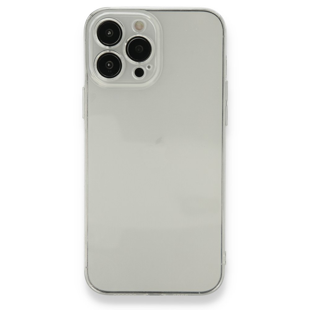 Newface iPhone 13 Pro Kılıf Fly Lens Silikon - Şeffaf