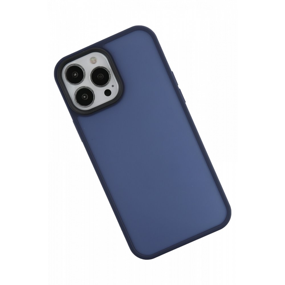 Newface iPhone 13 Pro Kılıf Gentle Silikon - Mavi