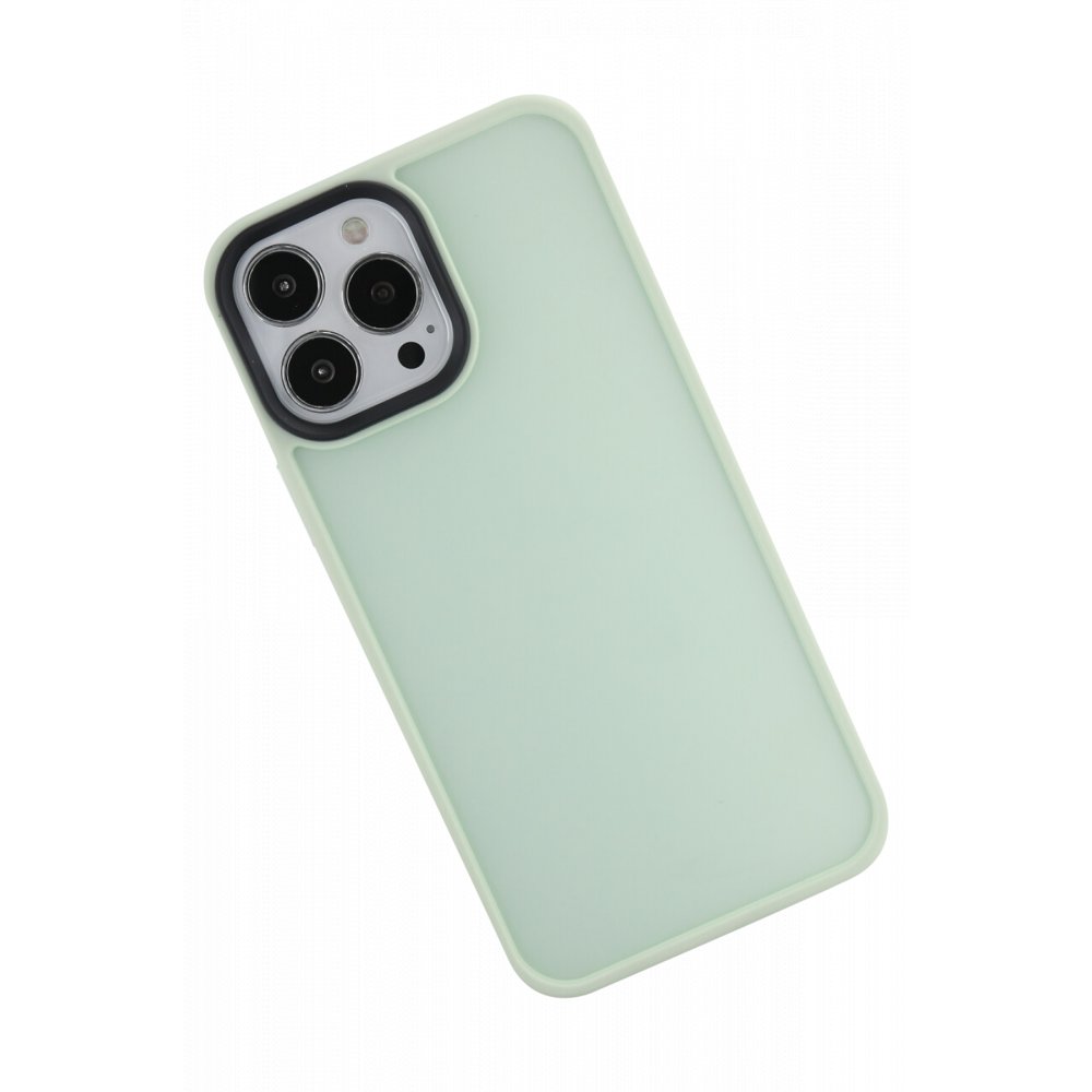 Newface iPhone 13 Pro Kılıf Gentle Silikon - Yeşil