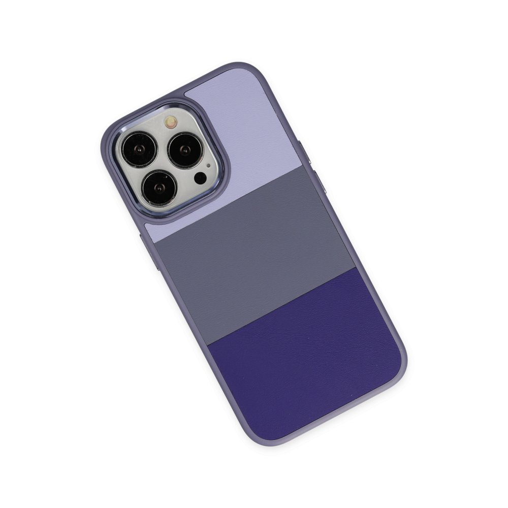 Newface iPhone 13 Pro Kılıf King Kapak - Lila-Mor