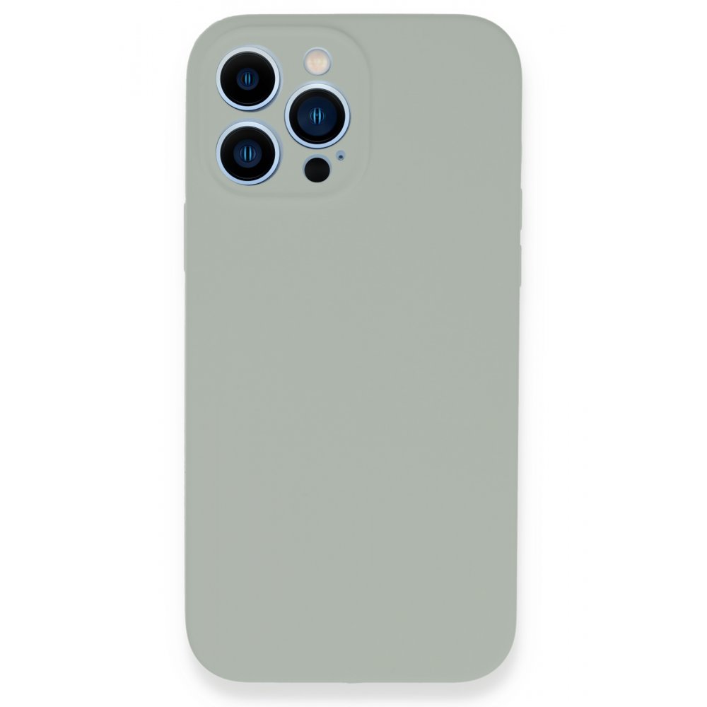 Newface iPhone 13 Pro Kılıf Lansman Legant Silikon - Açık Gri