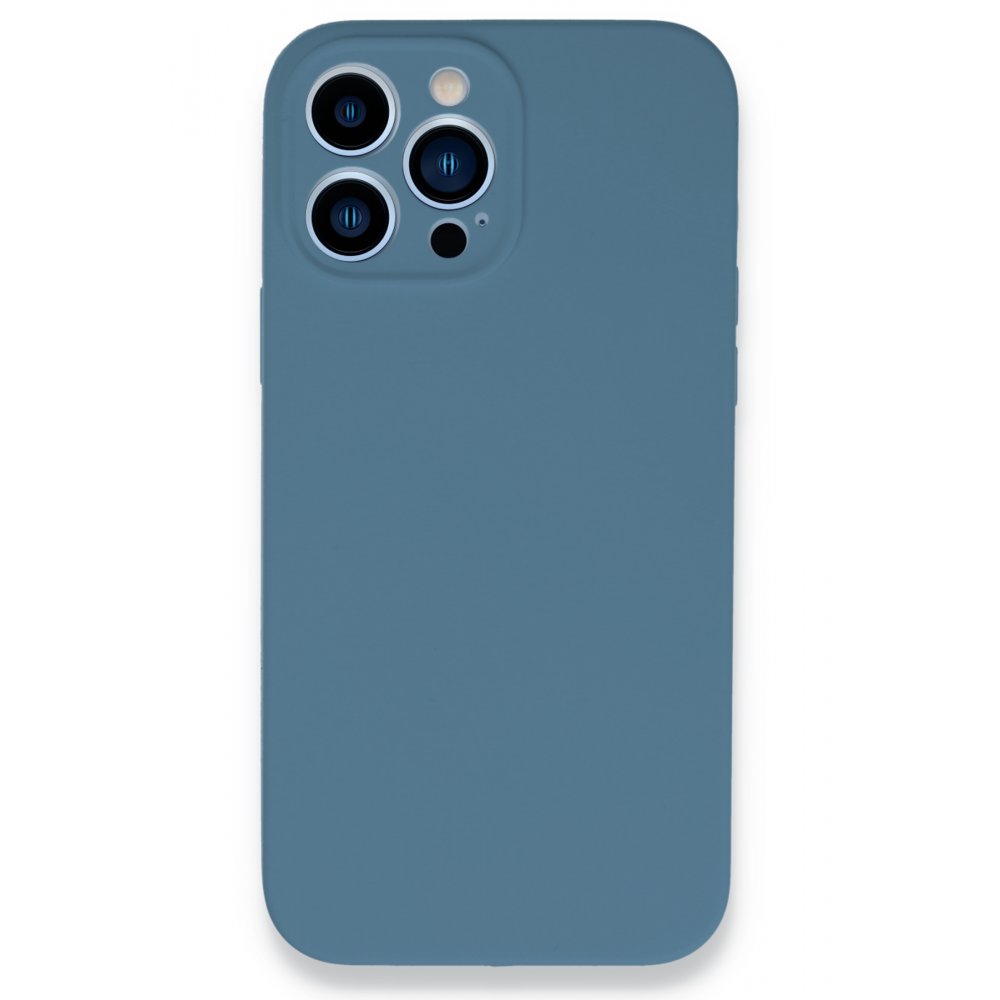 Newface iPhone 13 Pro Kılıf Lansman Legant Silikon - Açık Mavi