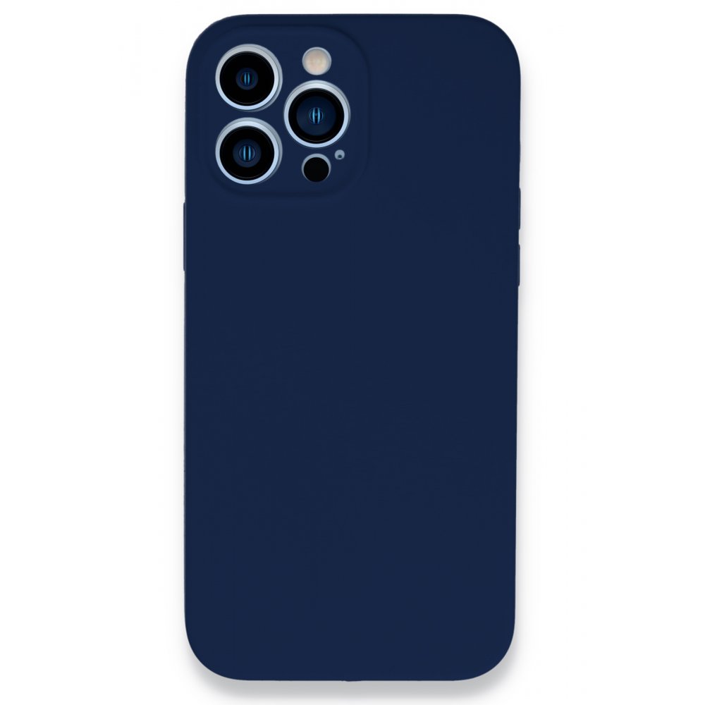 Newface iPhone 13 Pro Kılıf Lansman Legant Silikon - Lacivert