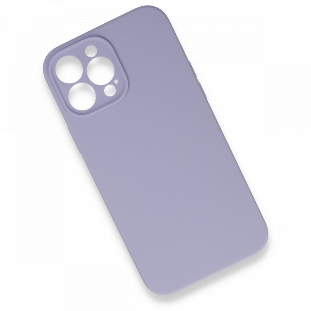 Newface iPhone 13 Pro Max Kılıf Lansman Legant Silikon - Lila