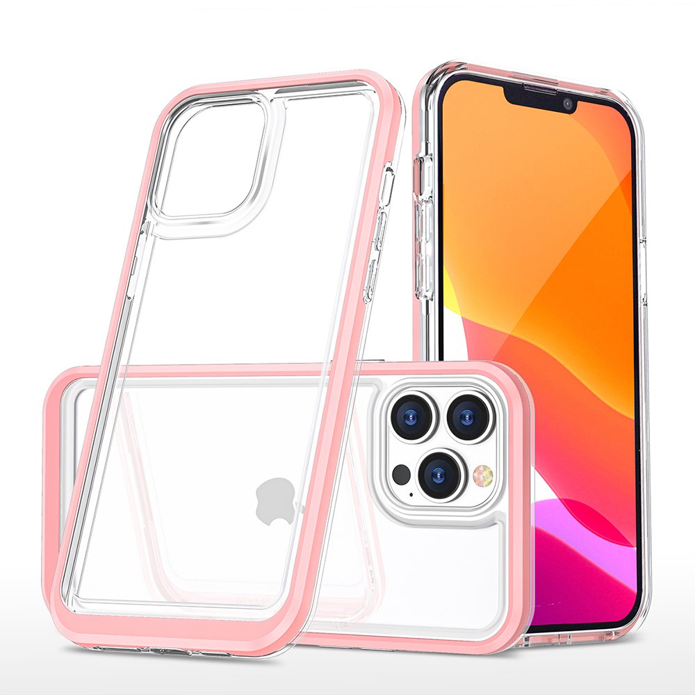 Newface iPhone 13 Pro Kılıf Lims Silikon - Pembe