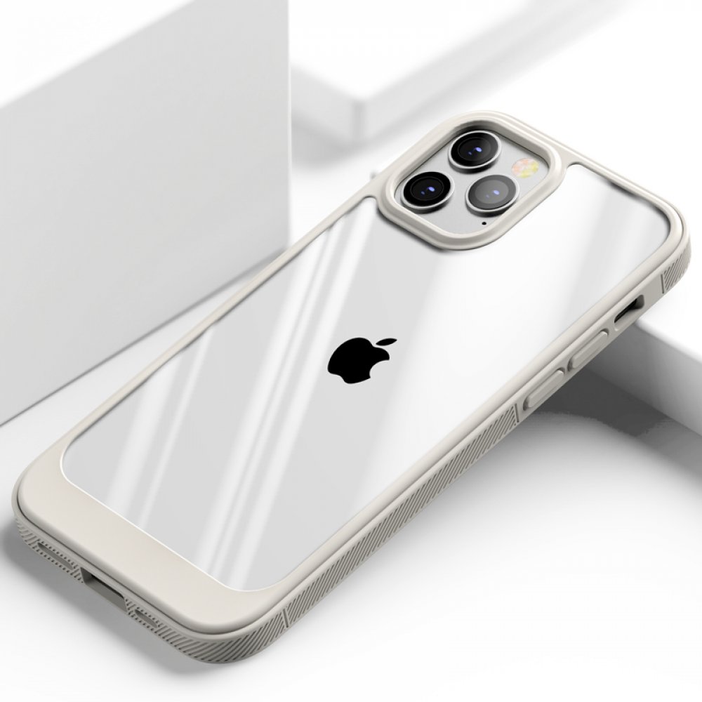 Newface iPhone 13 Pro Kılıf Lion Silikon - Beyaz
