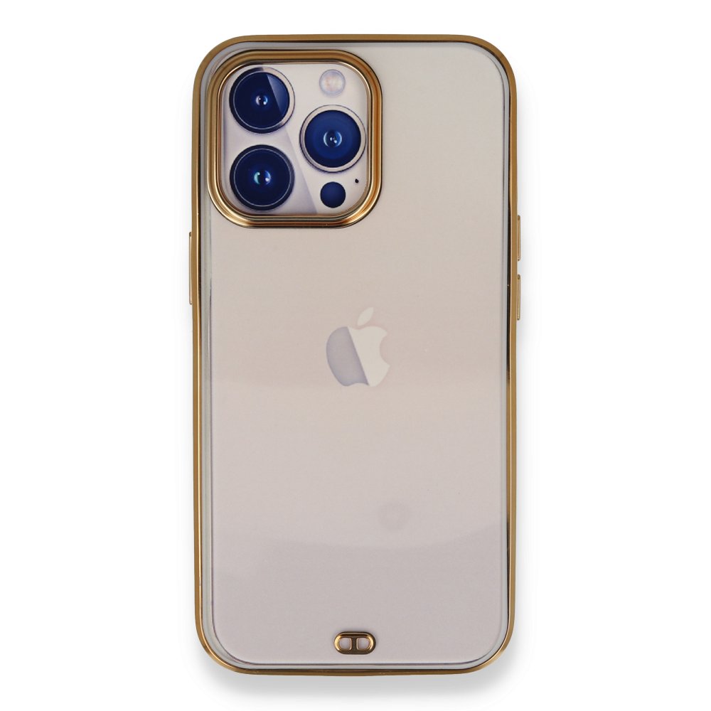 Newface iPhone 13 Pro Kılıf Liva Silikon - Beyaz