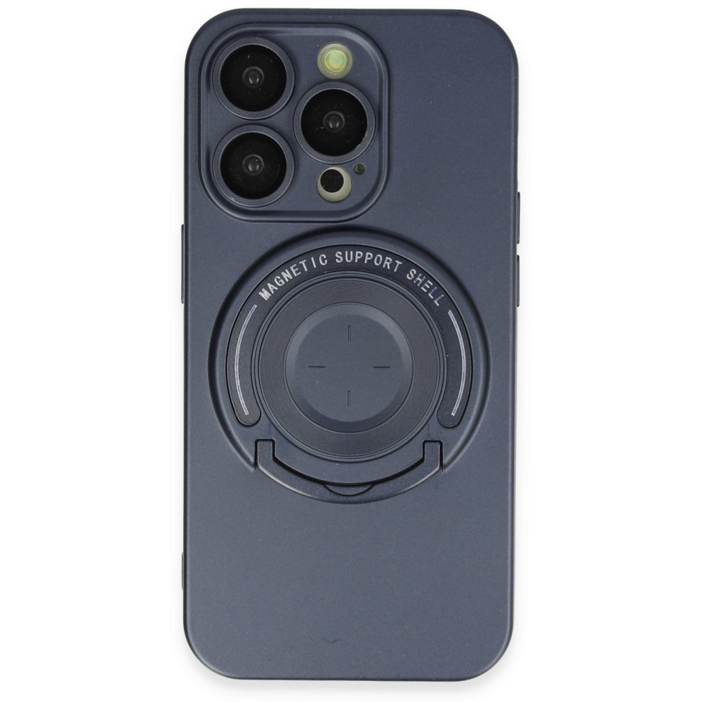 Newface iPhone 13 Pro Kılıf Lukka Magneticsafe Kapak - Lacivert