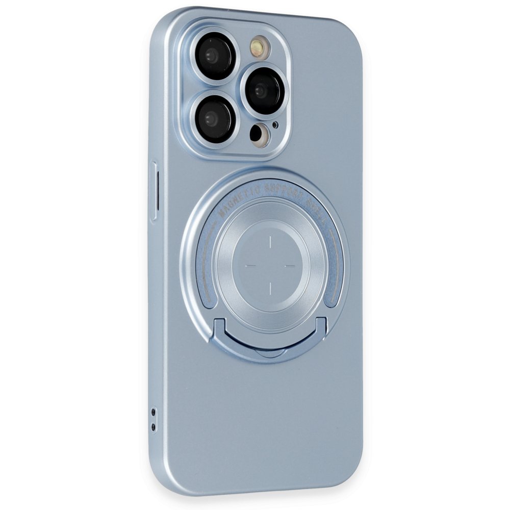 Newface iPhone 13 Pro Kılıf Lukka Magneticsafe Kapak - Sierra Blue