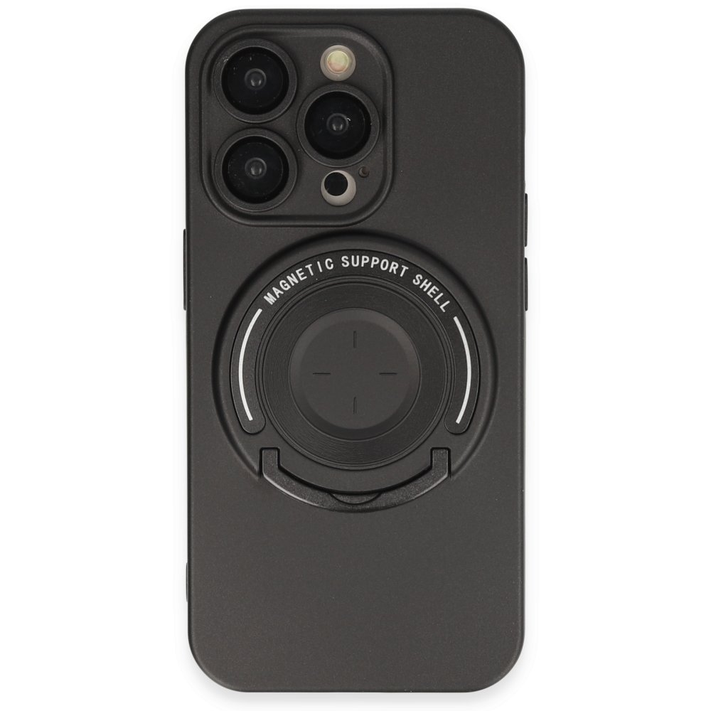 Newface iPhone 13 Pro Kılıf Lukka Magneticsafe Kapak - Siyah