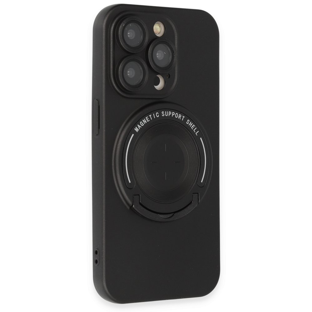 Newface iPhone 13 Pro Kılıf Lukka Magneticsafe Kapak - Siyah