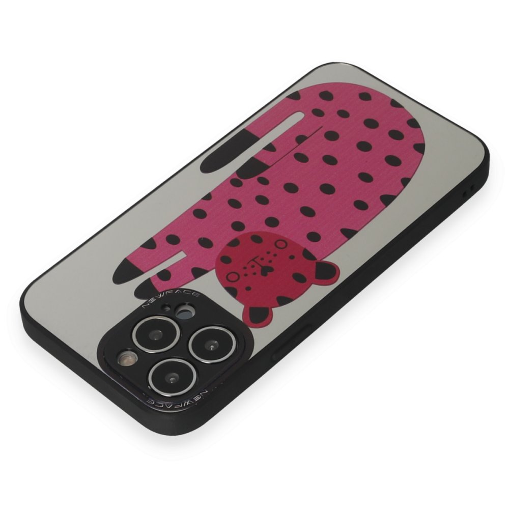 Newface iPhone 13 Pro Kılıf Mirror Desenli Kapak - Mirror - 12