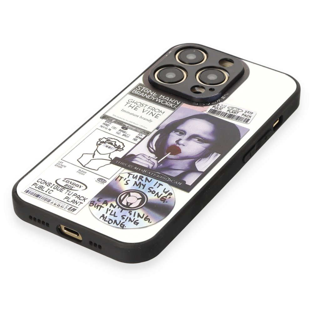 Newface iPhone 13 Pro Kılıf Mirror Desenli Kapak - Mirror - 2