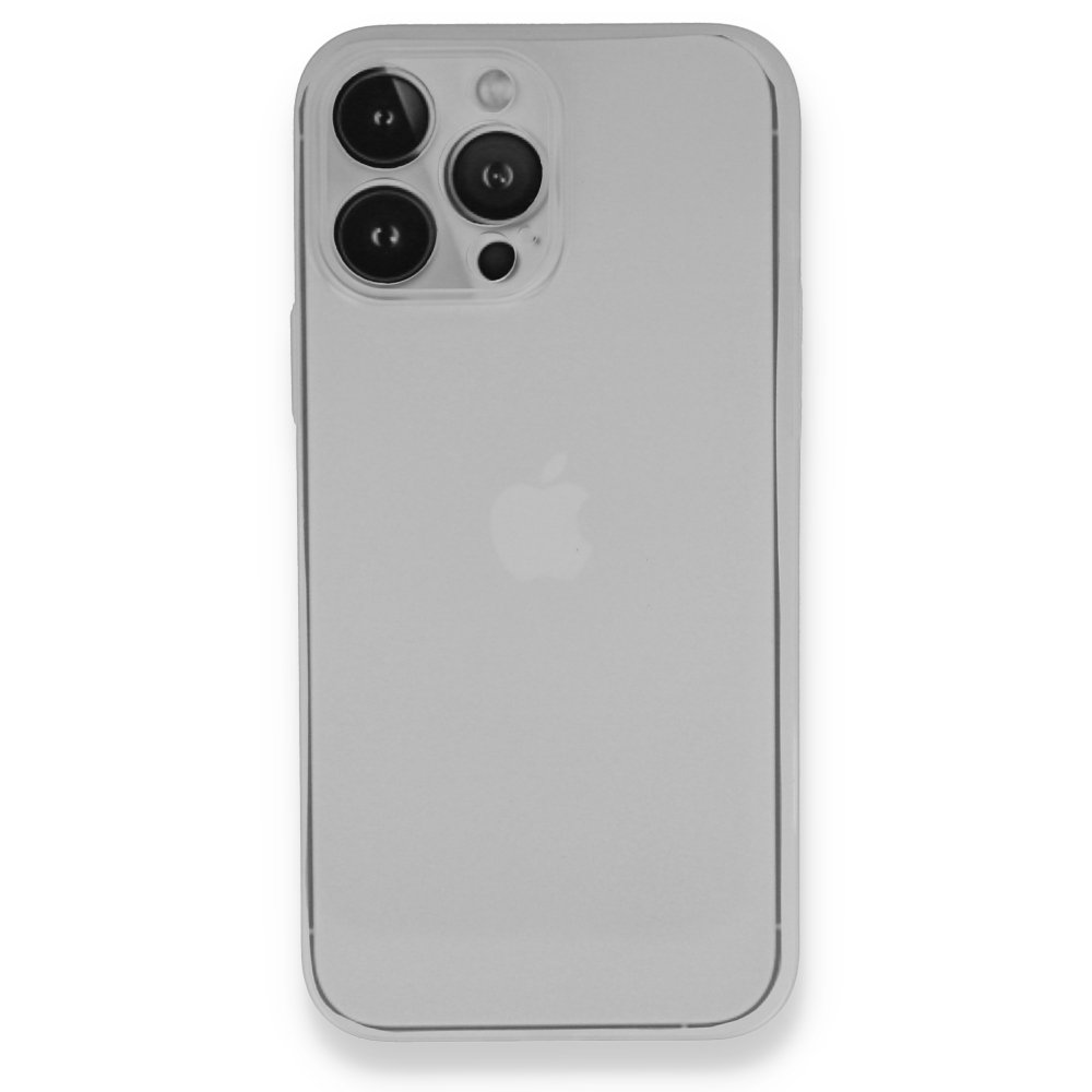 Newface iPhone 13 Pro Kılıf PP Ultra İnce Kapak - Beyaz