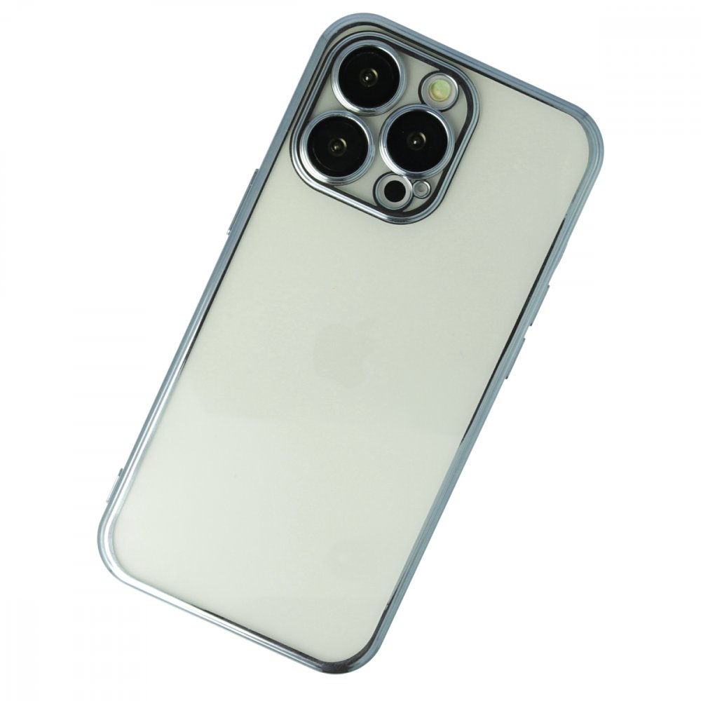 Newface iPhone 13 Pro Kılıf Razer Lensli Silikon - Mavi
