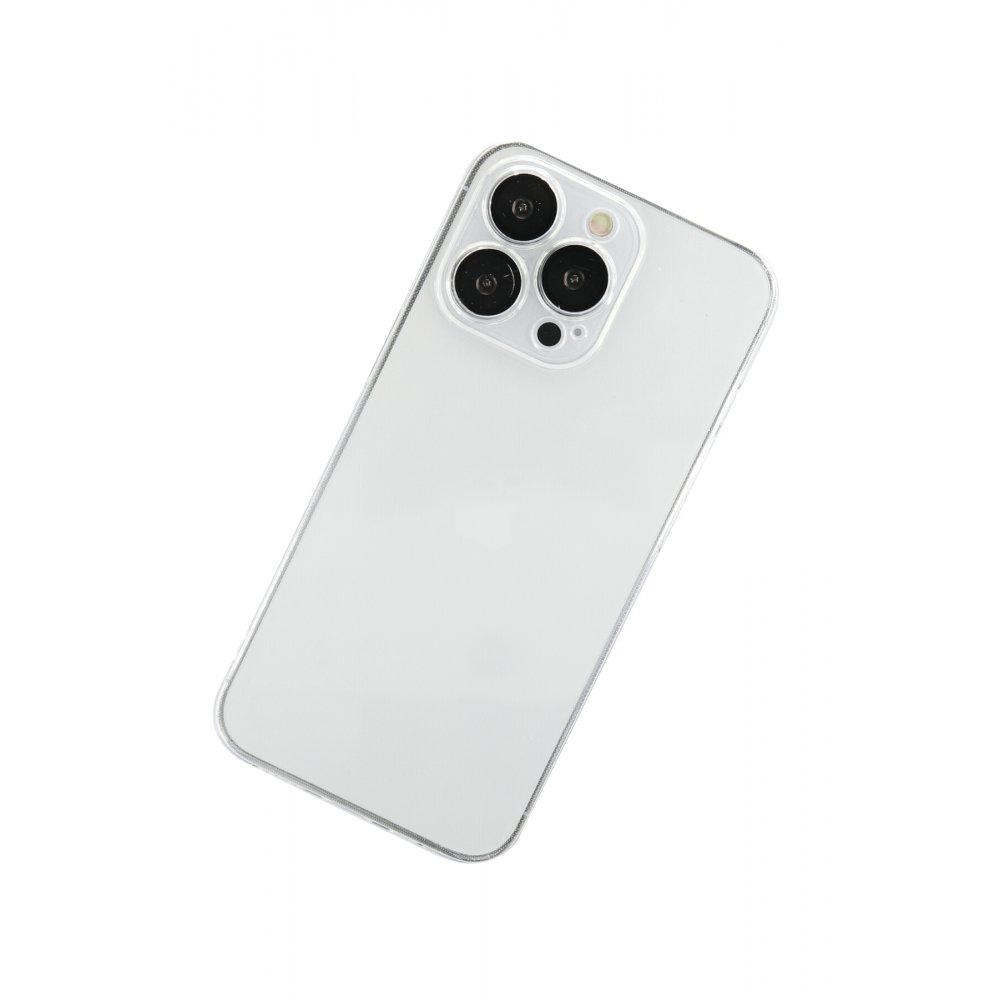 Newface iPhone 13 Pro Kılıf Razer Lensli Silikon - Şeffaf