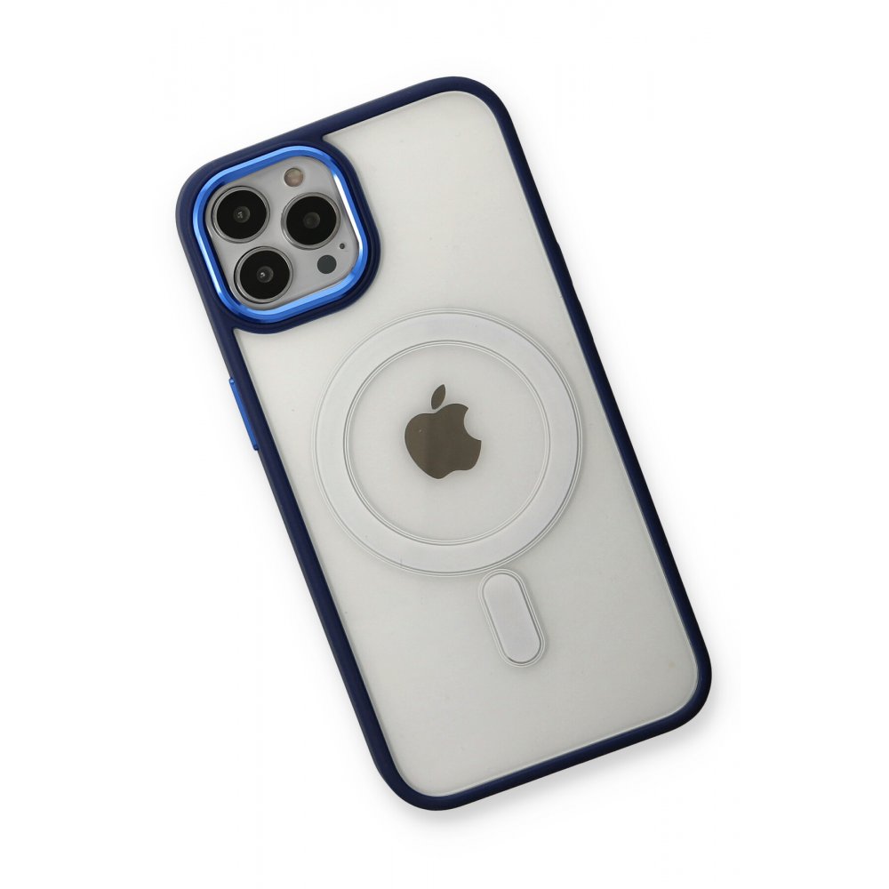 Newface iPhone 13 Pro Kılıf Room Magneticsafe Silikon - Lacivert