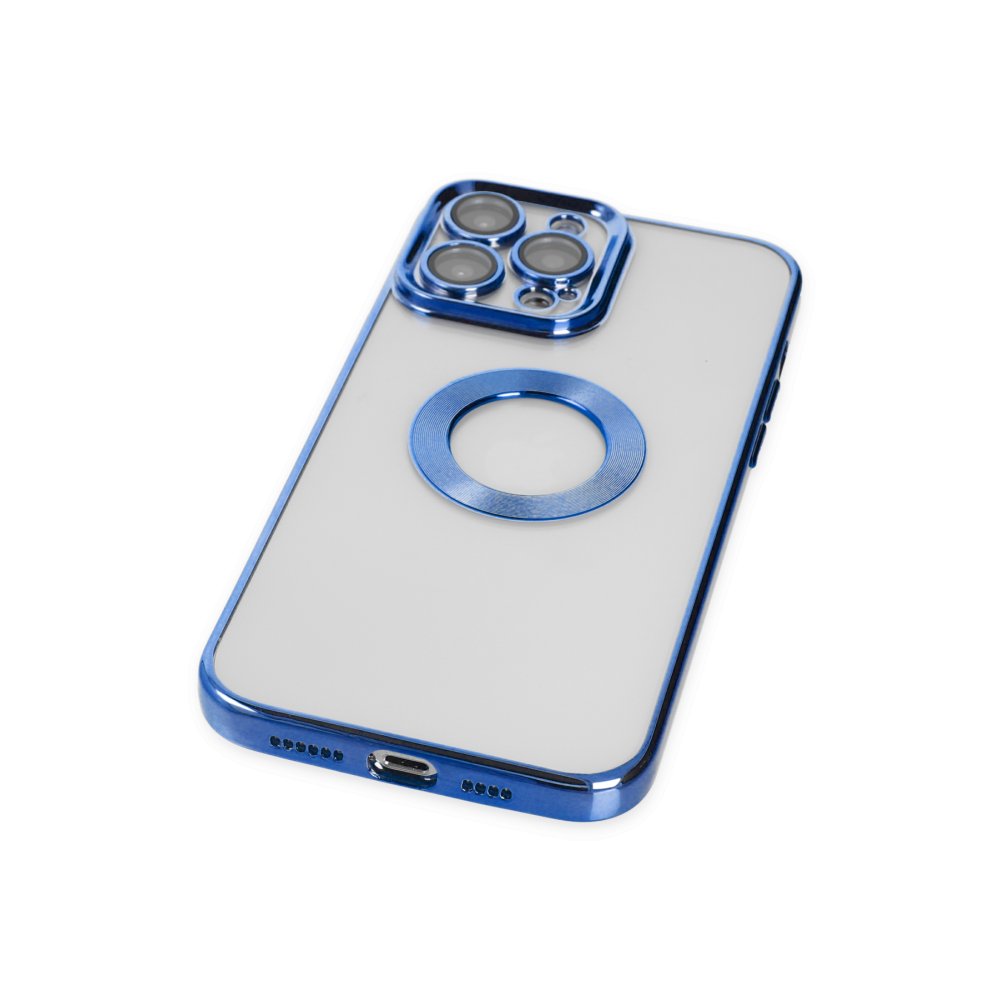 Newface iPhone 13 Pro Kılıf Slot Silikon - Mavi