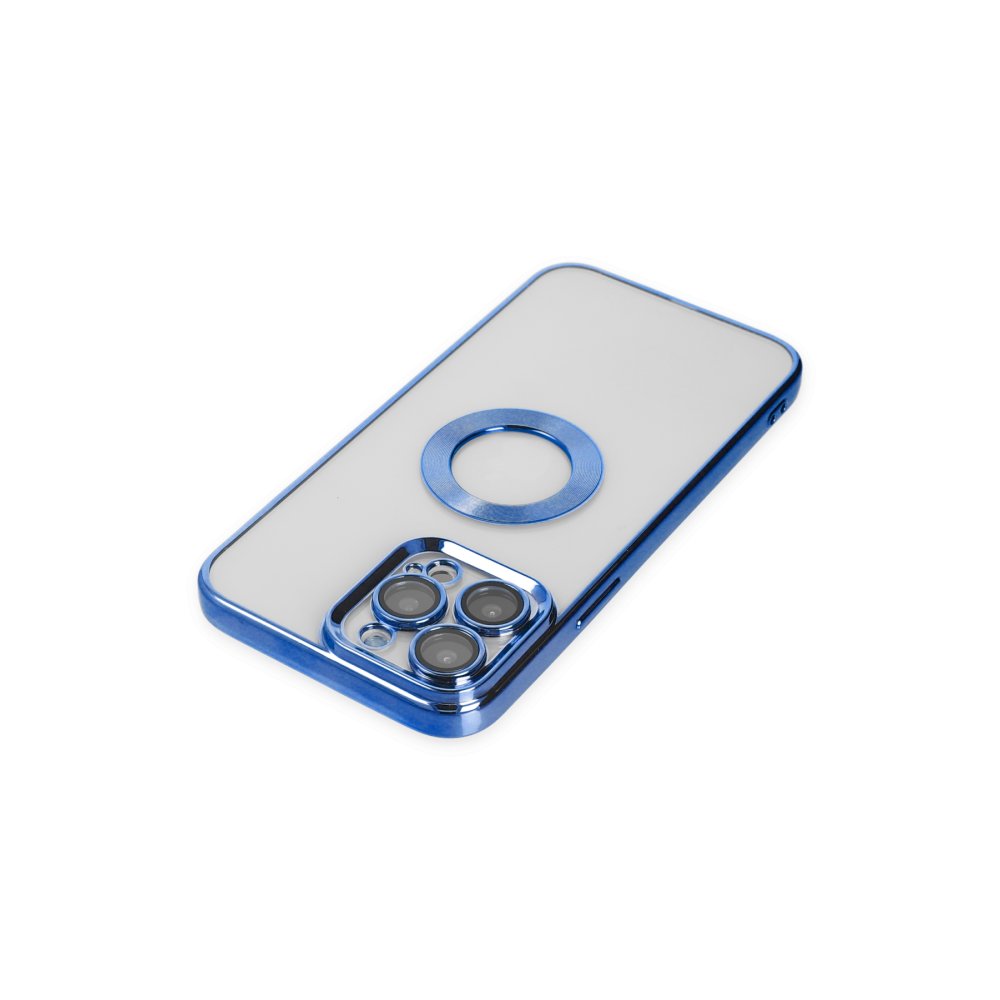 Newface iPhone 13 Pro Kılıf Slot Silikon - Mavi