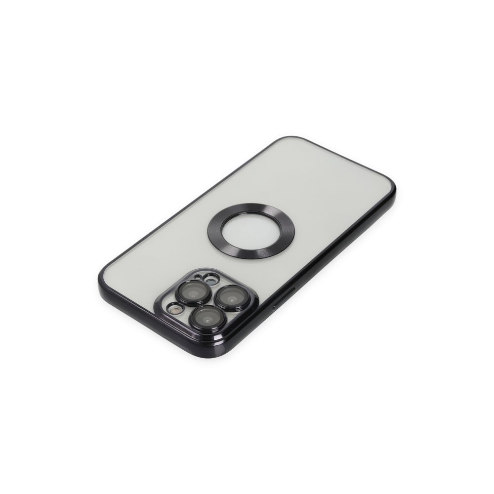 Newface iPhone 13 Pro Kılıf Slot Silikon - Siyah