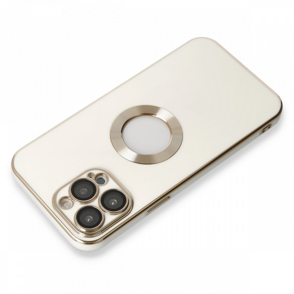 Newface iPhone 13 Pro Kılıf Store Silikon - Beyaz