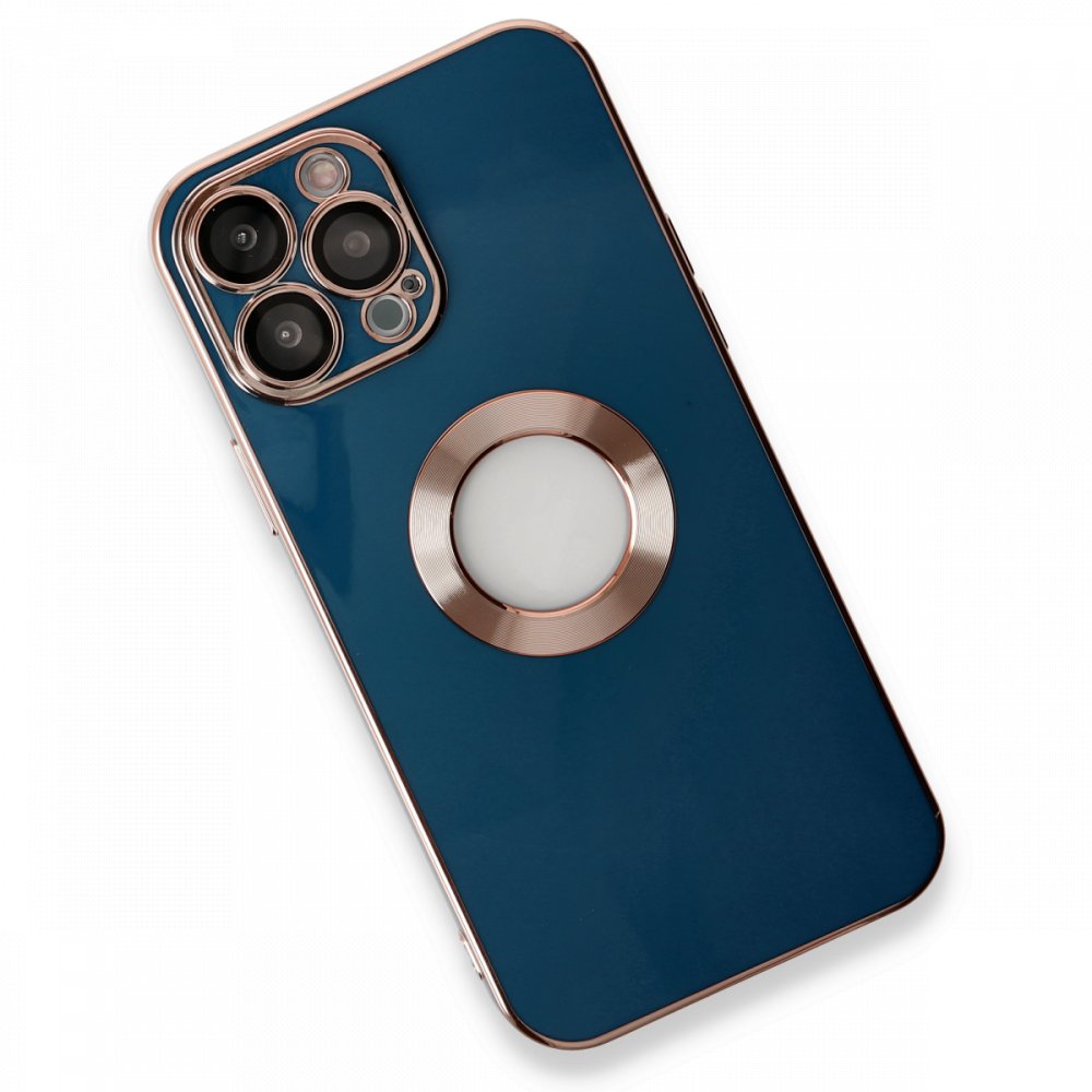 Newface iPhone 13 Pro Kılıf Store Silikon - Mavi