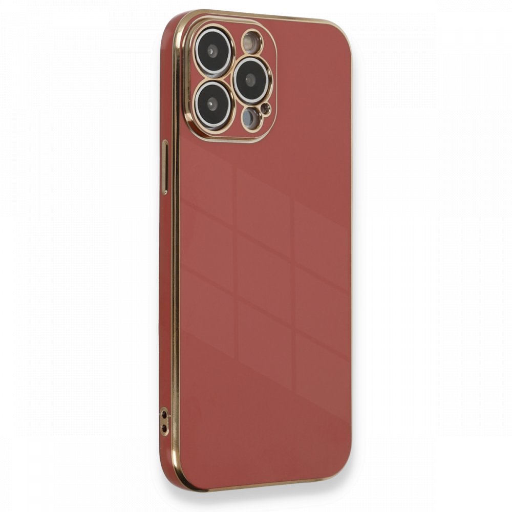 Newface iPhone 13 Pro Kılıf Volet Silikon - Kırmızı