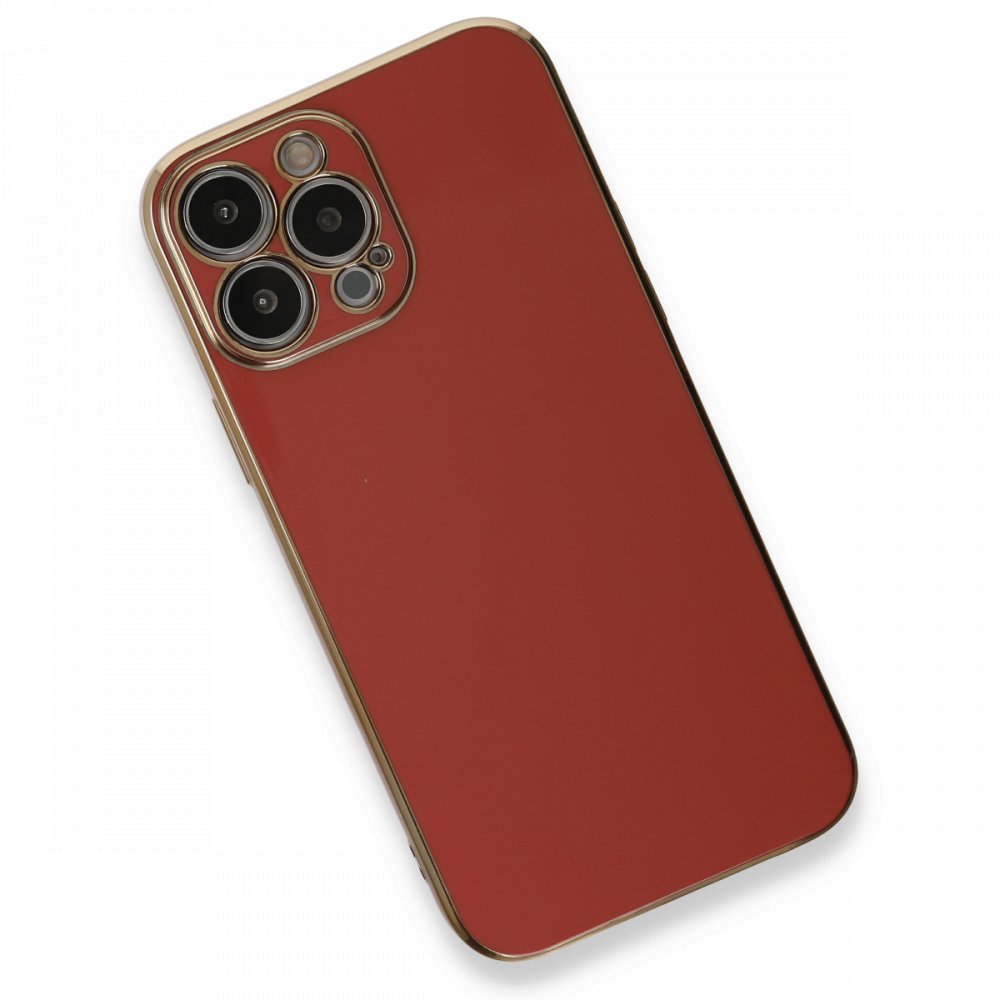 Newface iPhone 13 Pro Kılıf Volet Silikon - Kırmızı