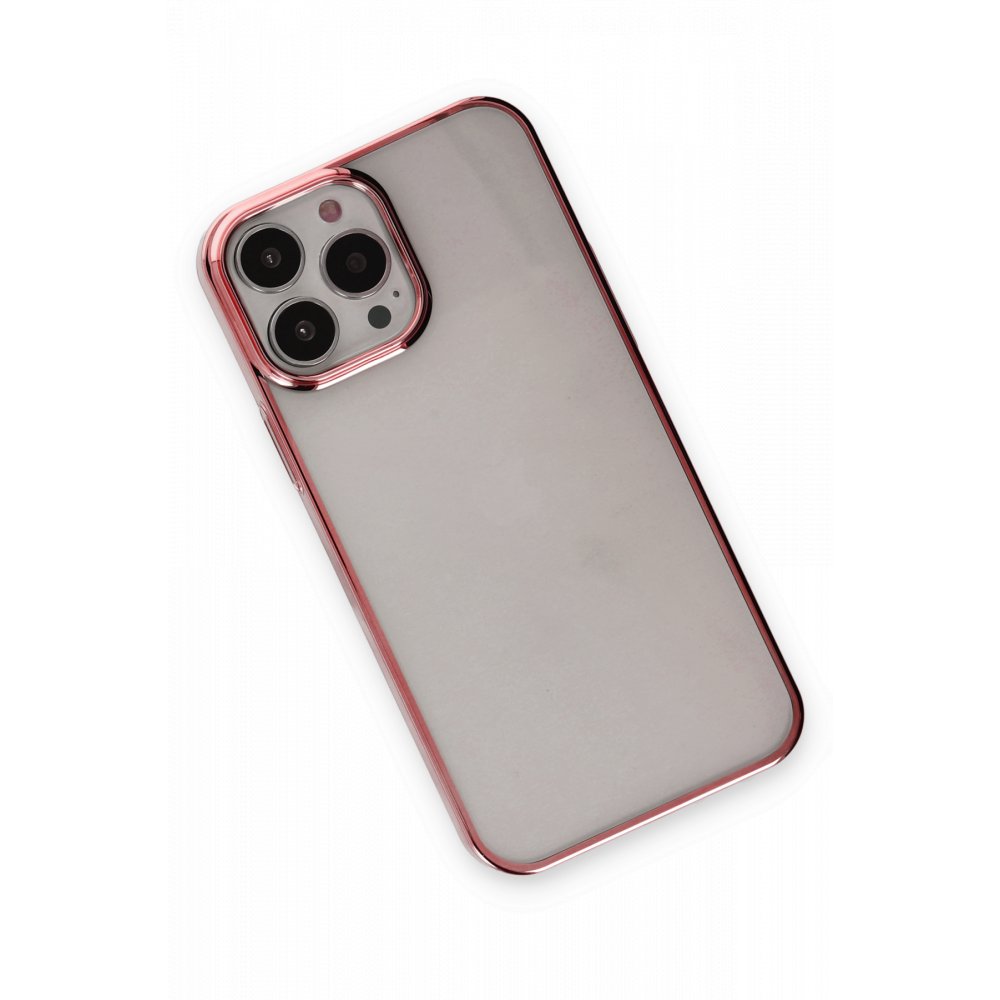 Newface iPhone 13 Pro Max Kılıf Element Silikon - Pembe