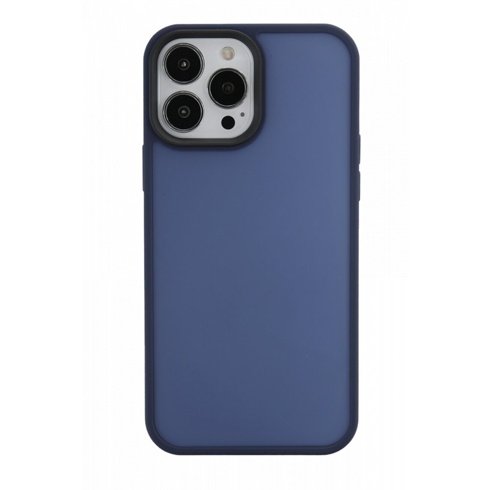 Newface iPhone 13 Pro Max Kılıf Gentle Silikon - Mavi