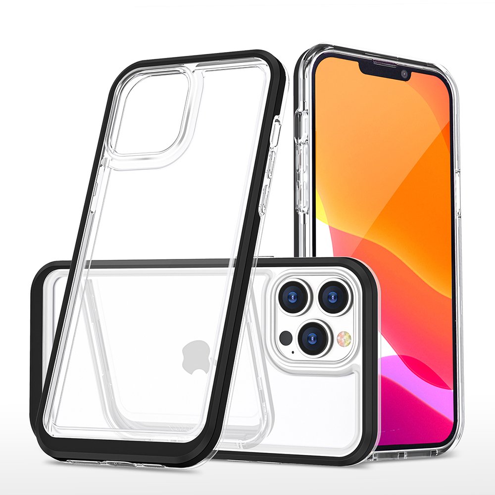 Newface iPhone 13 Pro Max Kılıf Lims Silikon - Siyah