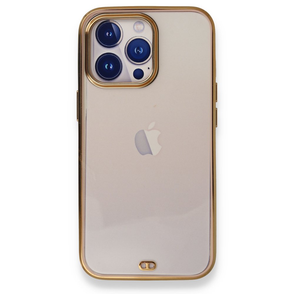 Newface iPhone 13 Pro Max Kılıf Liva Silikon - Açık Pembe