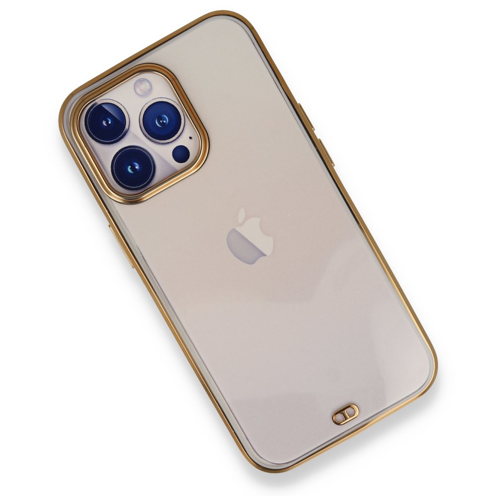 Newface iPhone 13 Pro Max Kılıf Liva Silikon - Beyaz