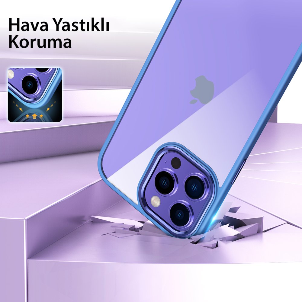 Newface iPhone 13 Pro Max Kılıf Power Silikon - Koyu Yeşil