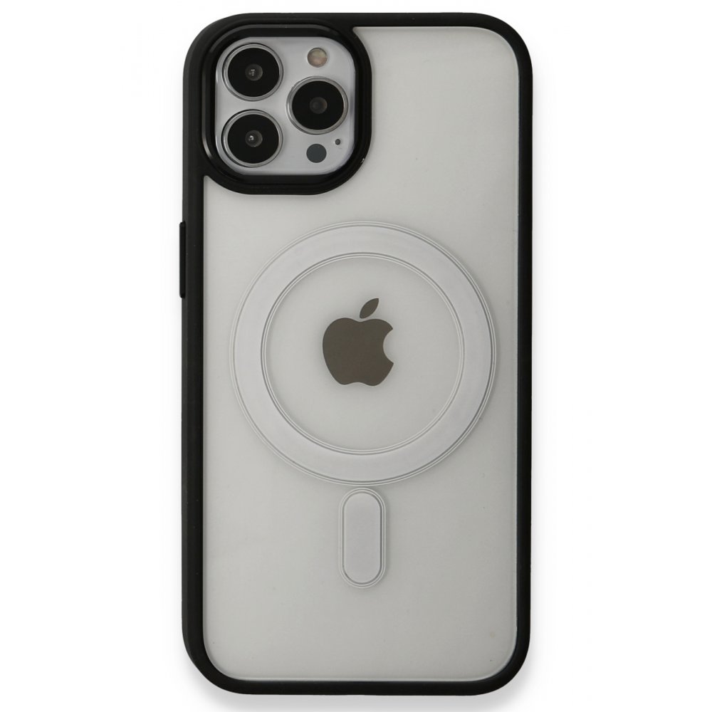 Newface iPhone 13 Pro Max Kılıf Room Magneticsafe Silikon - Siyah