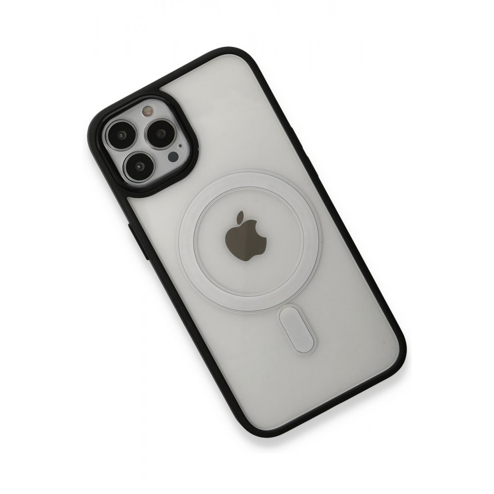 Newface iPhone 13 Pro Max Kılıf Room Magneticsafe Silikon - Siyah