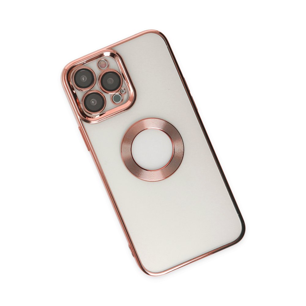 Newface iPhone 13 Pro Max Kılıf Slot Silikon - Rose Gold