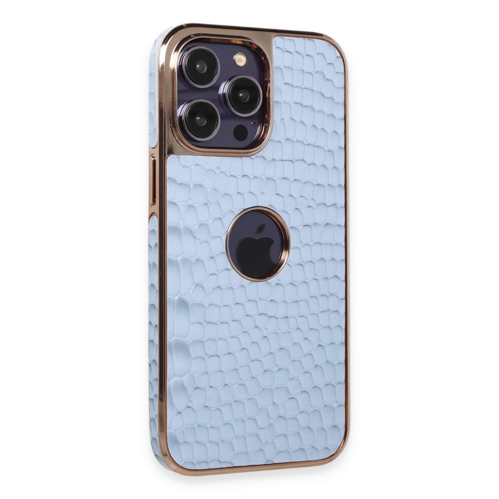 Newface iPhone 13 Pro Max Kılıf Snake Kapak - Sierra Blue