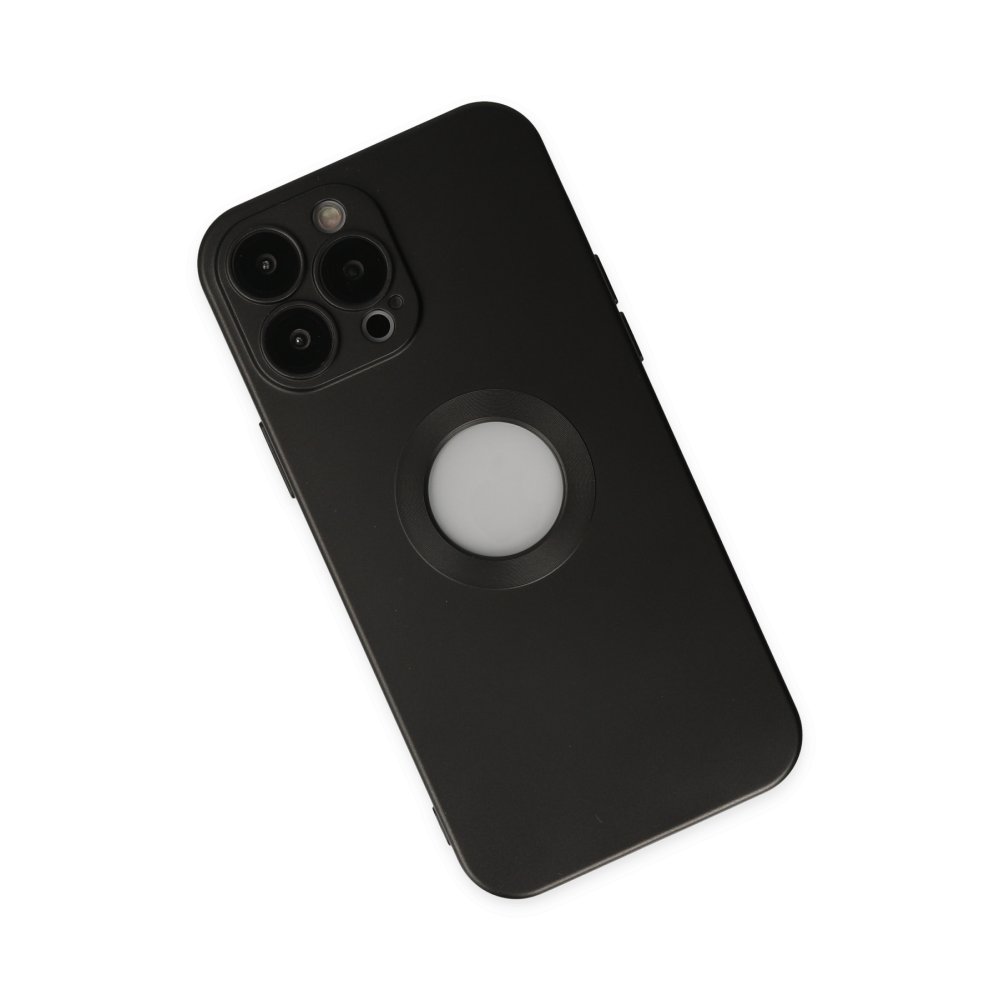 Newface iPhone 13 Pro Max Kılıf Vamos Lens Silikon - Siyah