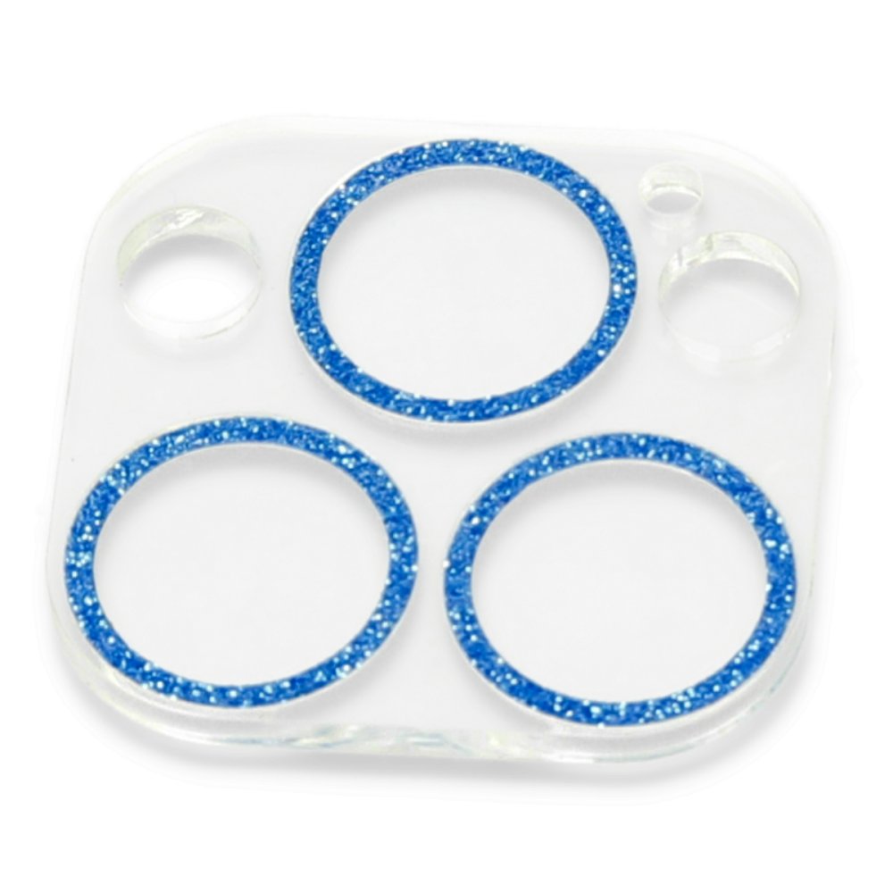 Newface iPhone 13 Pro Max Shine Kamera Lens Koruma Cam - Mavi