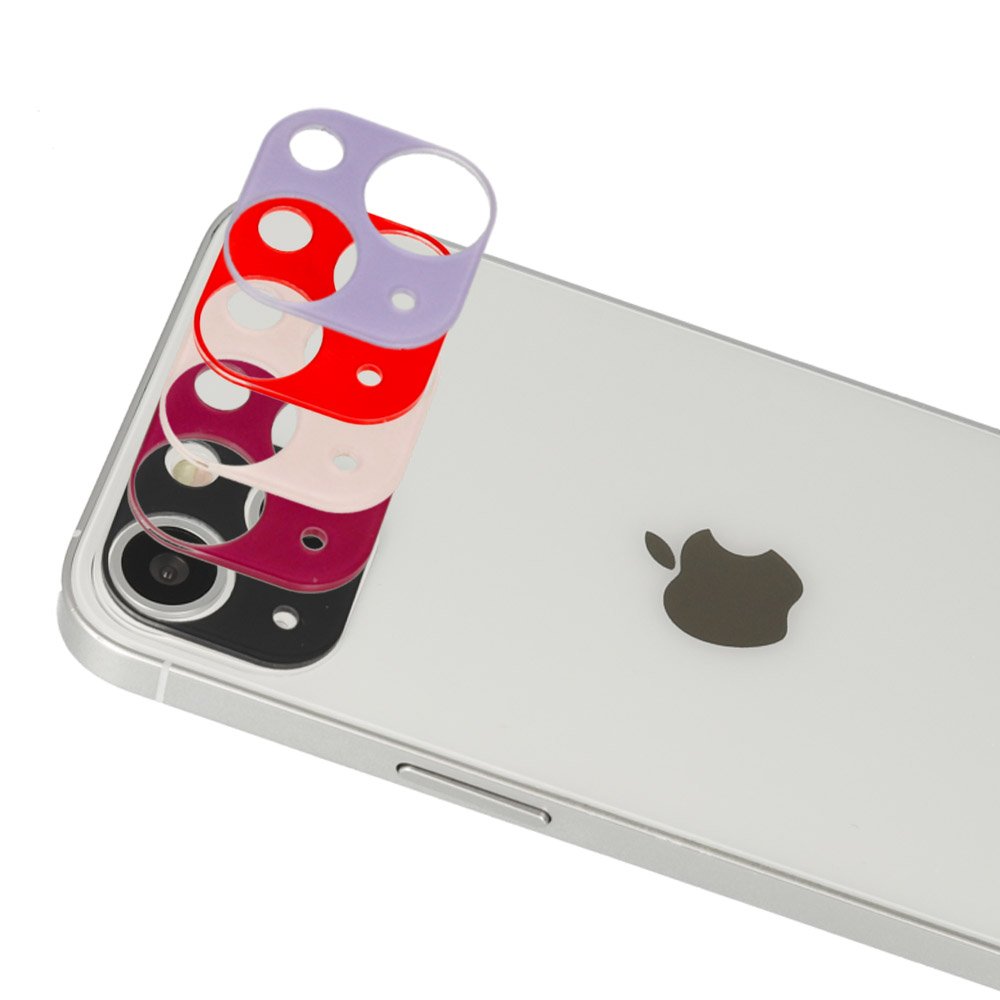 Newface iPhone 13 Rainbow Kamera Lens Koruma Cam - Rose Gold