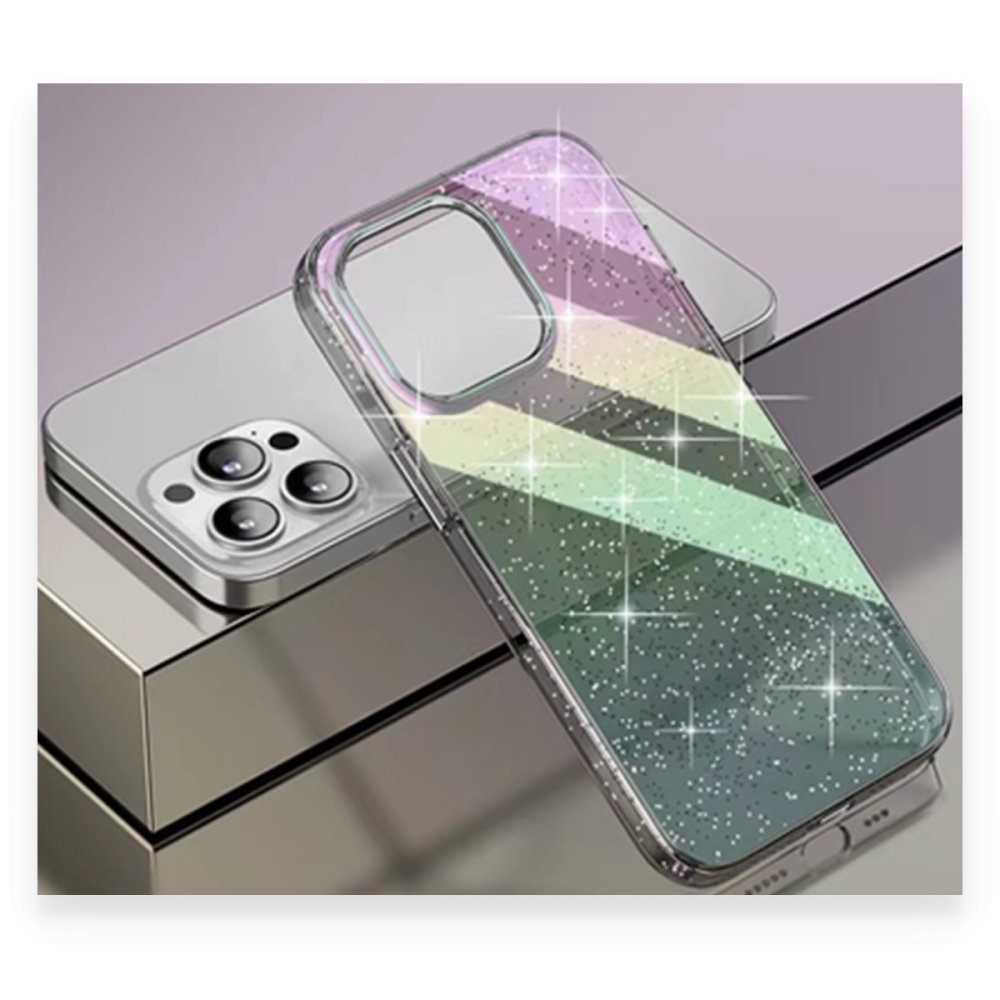 Newface iPhone 14 Kılıf Aero Shine Kapak - Siyah