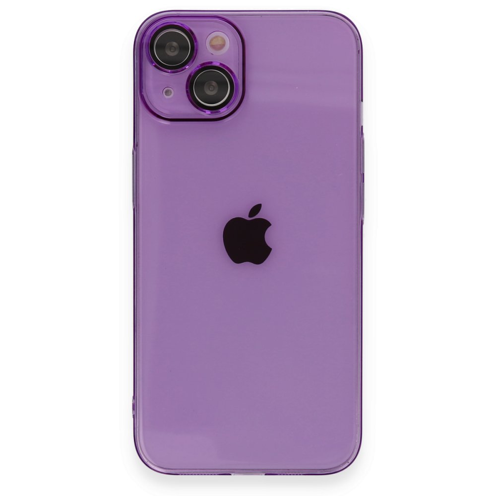 Newface iPhone 14 Kılıf Armada Lensli Kapak - Derin Mor