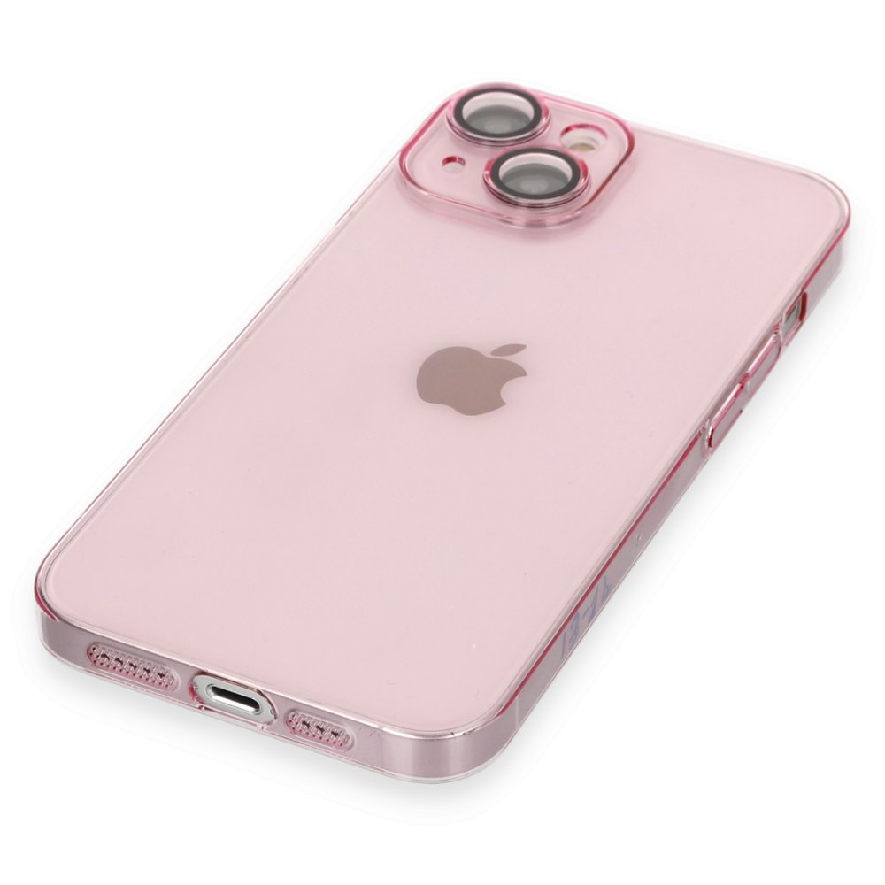 Newface iPhone 14 Kılıf Armada Lensli Kapak - Rose Gold