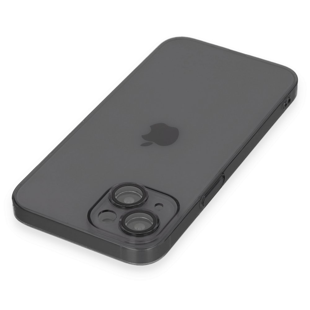 Newface iPhone 14 Kılıf Armada Lensli Kapak - Siyah