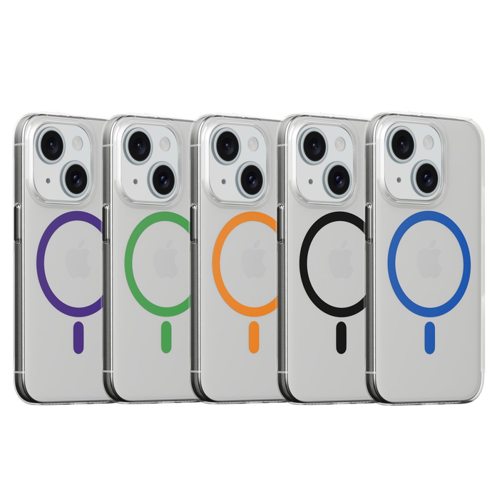 Joko iPhone 14 Kılıf Bubble Magsafe Kapak - Siyah