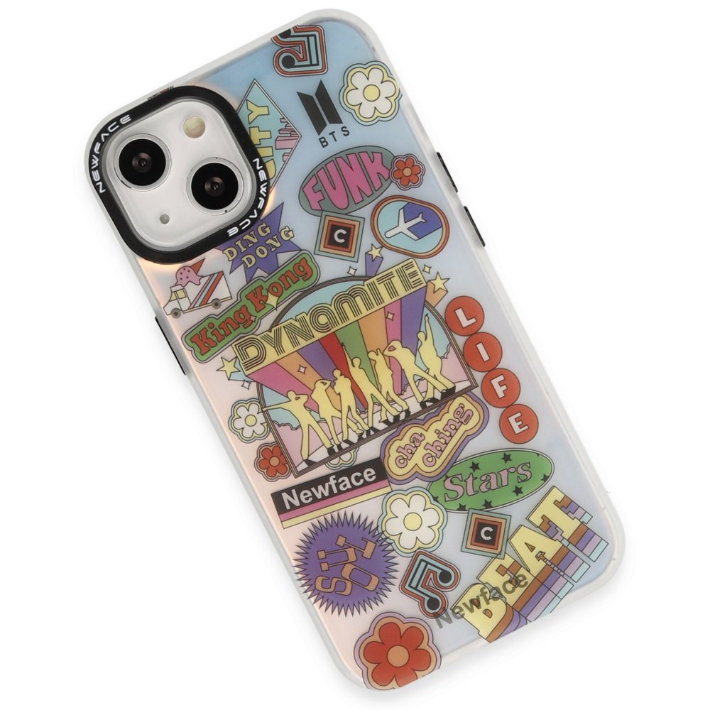 Newface iPhone 14 Kılıf Estoril Desenli Kapak - Estoril - 14